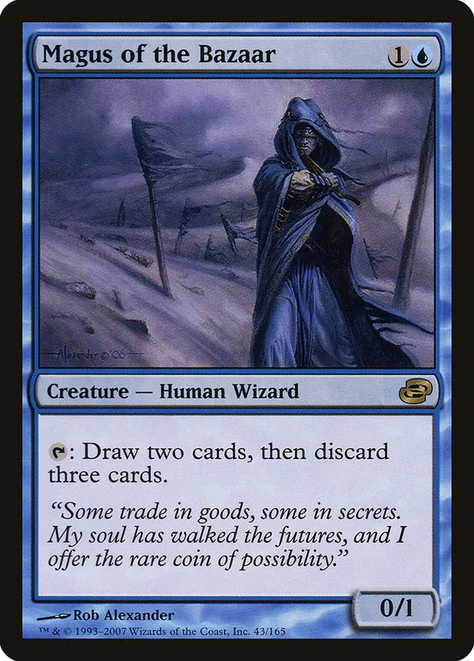 2007 Planar Chaos Magus of the Bazaar rare #43 rare card image