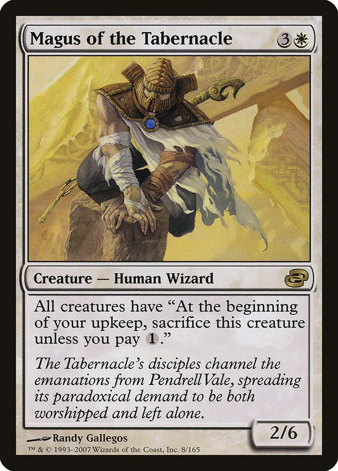 2007 Planar Chaos Magus of the Tabernacle rare #8 rare card image