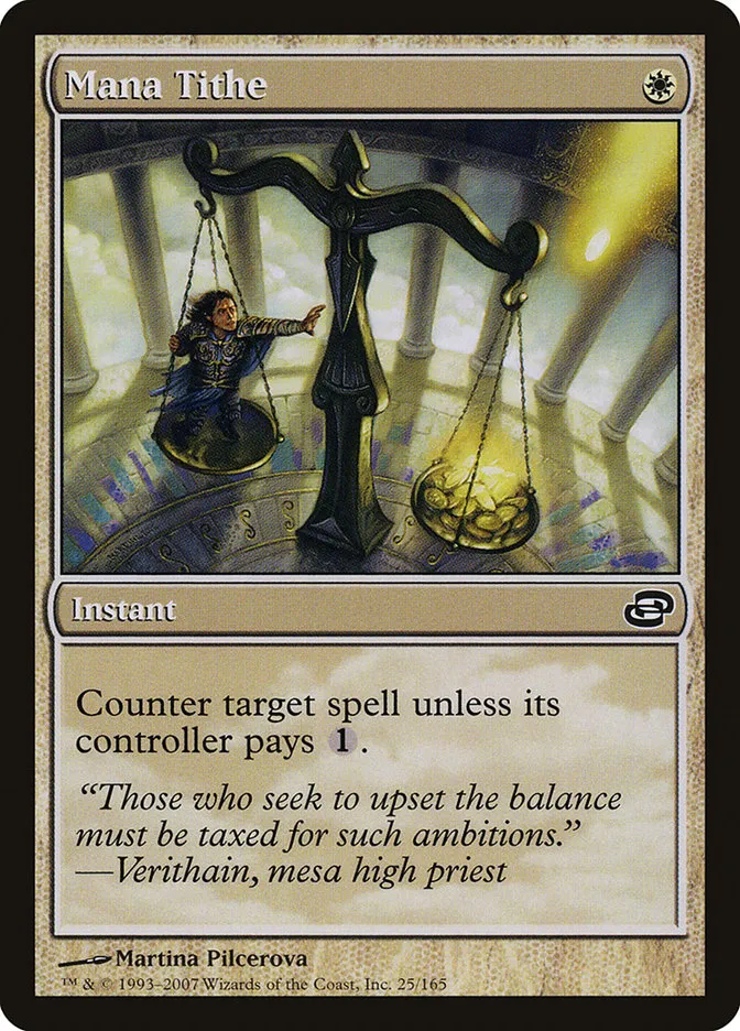 2007 Planar Chaos Mana Tithe common #25 common card image