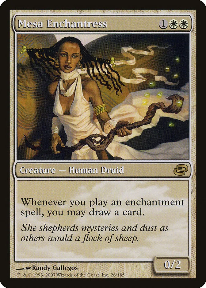 2007 Planar Chaos Mesa Enchantress rare #26 rare card image
