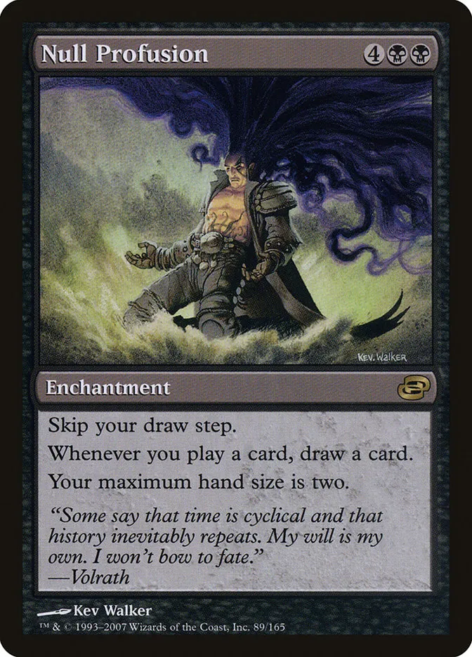 2007 Planar Chaos Null Profusion rare #89 rare card image