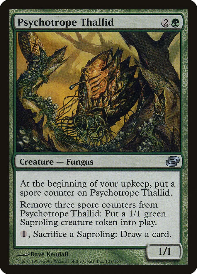 2007 Planar Chaos Psychotrope Thallid #137 uncommon card image