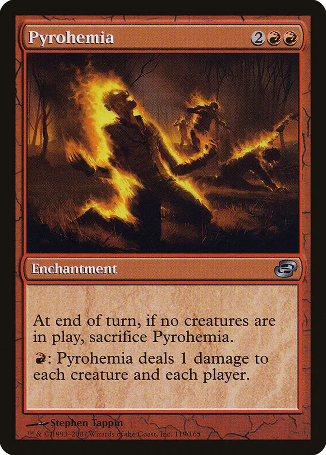 2007 Planar Chaos Pyrohemia uncommon #119 uncommon card image
