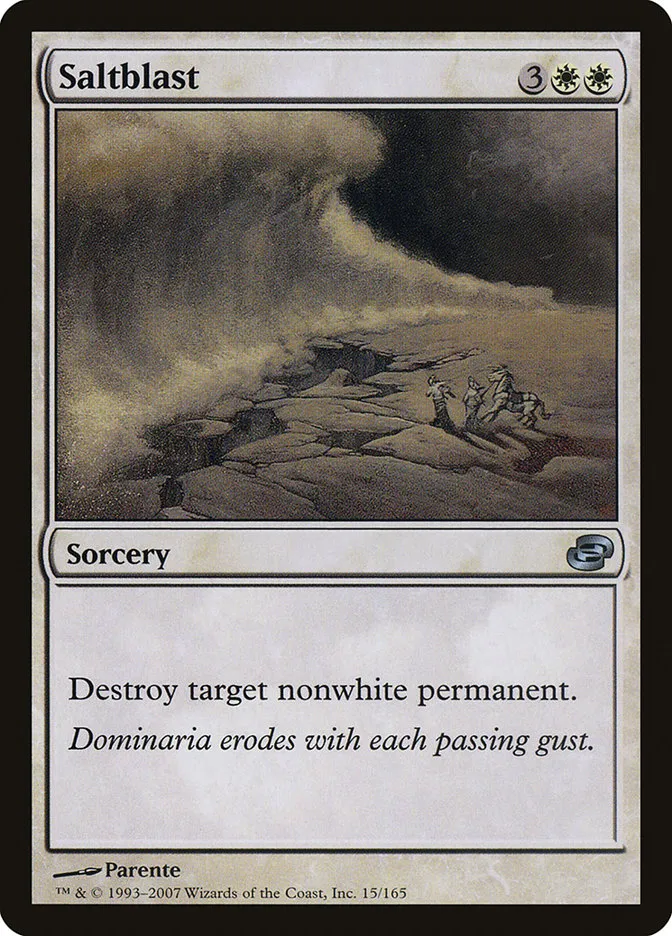 2007 Planar Chaos Saltblast uncommon #15 uncommon card image