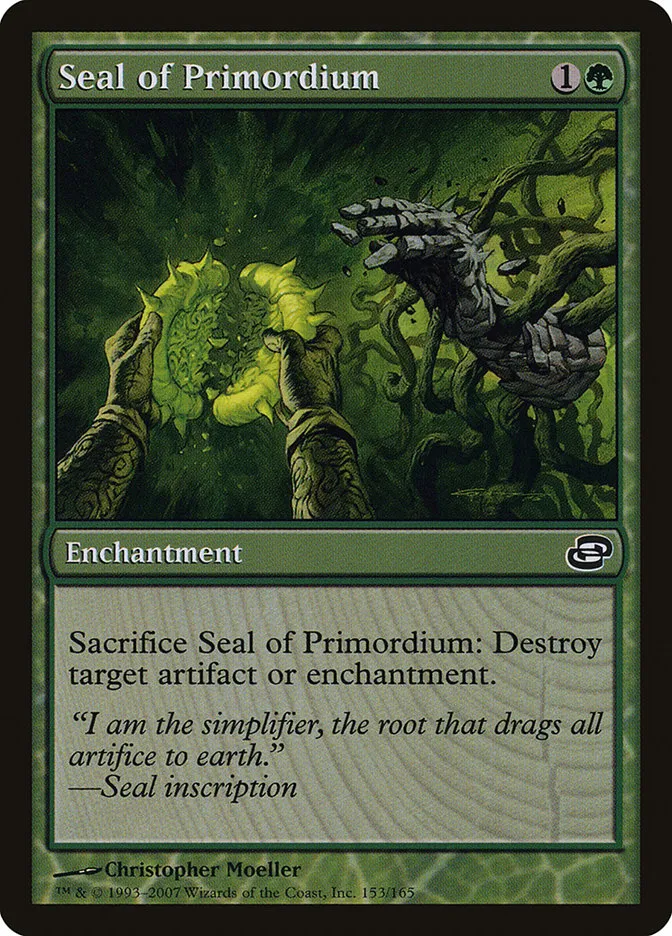 2007 Planar Chaos Seal of Primordium common #153 common card image