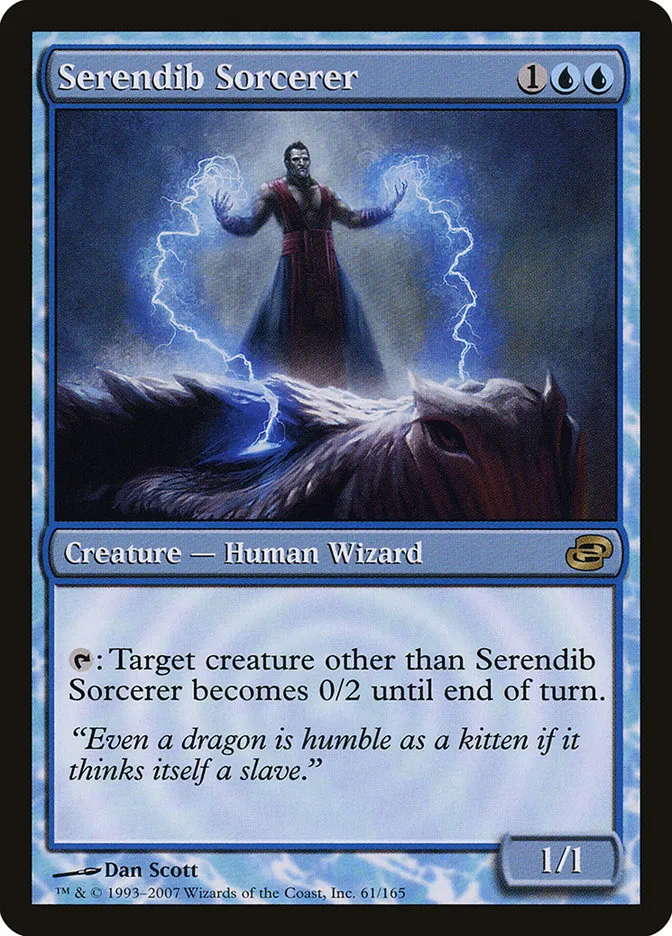 2007 Planar Chaos Serendib Sorcerer #61 rare card image