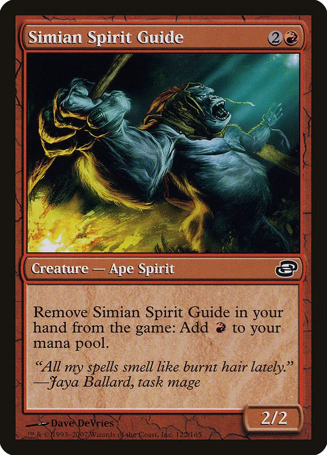 2007 Planar Chaos Simian Spirit Guide #122 common card image
