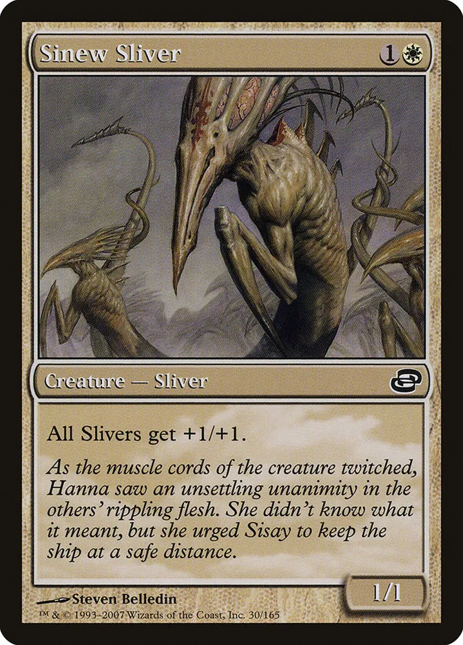 2007 Planar Chaos Sinew Sliver common #30 common card image