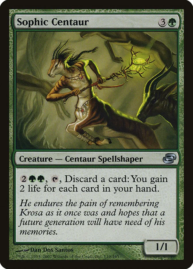 2007 Planar Chaos Sophic Centaur uncommon #139 uncommon card image
