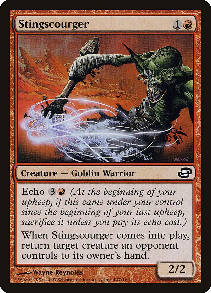 2007 Planar Chaos Stingscourger common #107 common card image