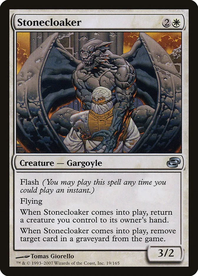 2007 Planar Chaos Stonecloaker uncommon #19 uncommon card image
