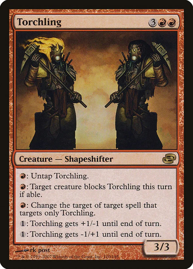 2007 Planar Chaos Torchling [Foil] rare #110 rare card image