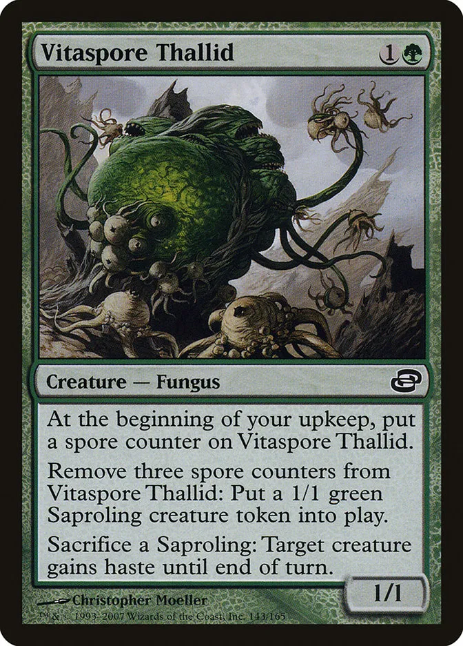2007 Planar Chaos Vitaspore Thallid common #143 common card image