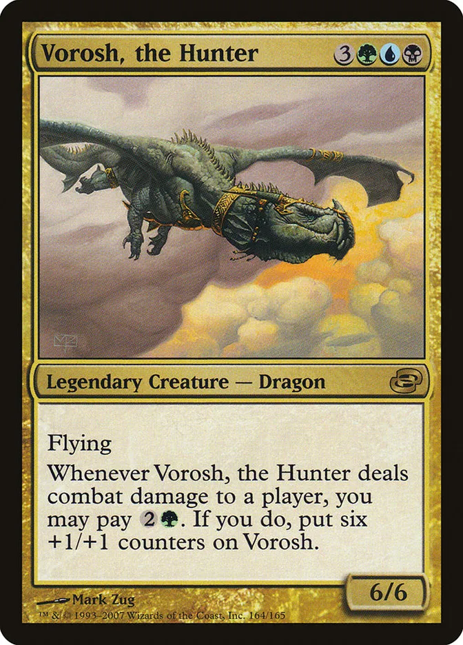 2007 Planar Chaos Vorosh, the Hunter rare #164 rare card image