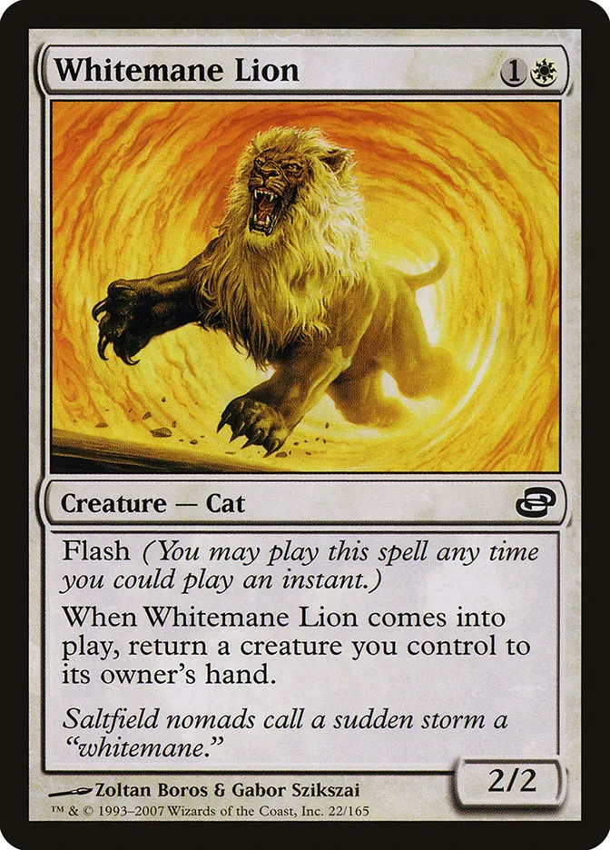 2007 Planar Chaos Whitemane Lion common #22 common card image