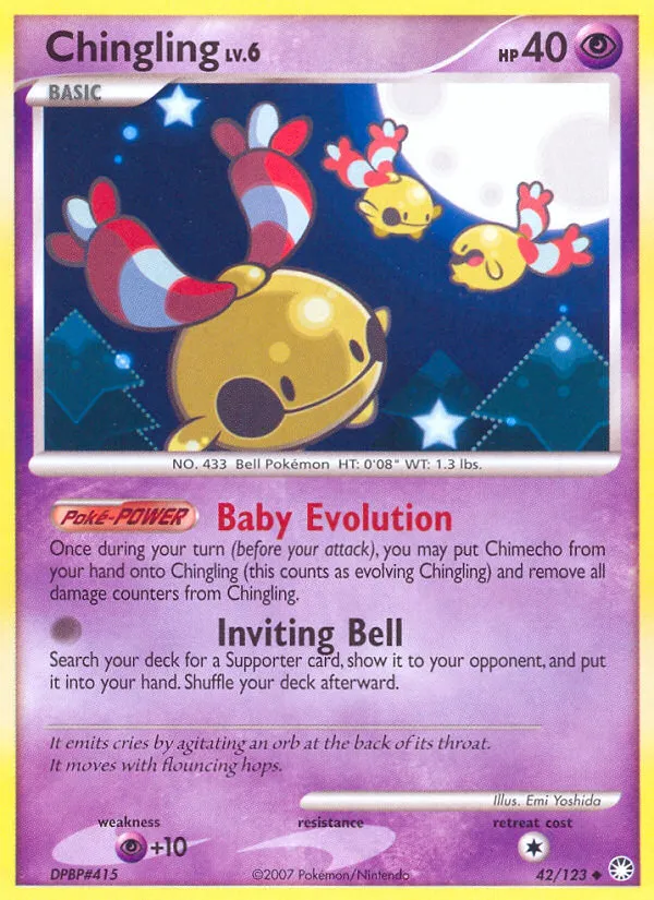 2007 Mysterious Treasures Chingling Uncommon #042/123 Uncommon card image