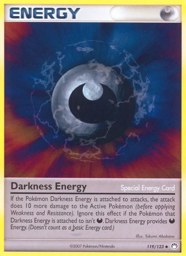 2007 Mysterious Treasures Darkness Energy #119/123 Uncommon card image