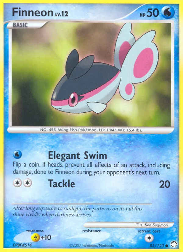 2007 Mysterious Treasures Finneon #083/123 Common card image