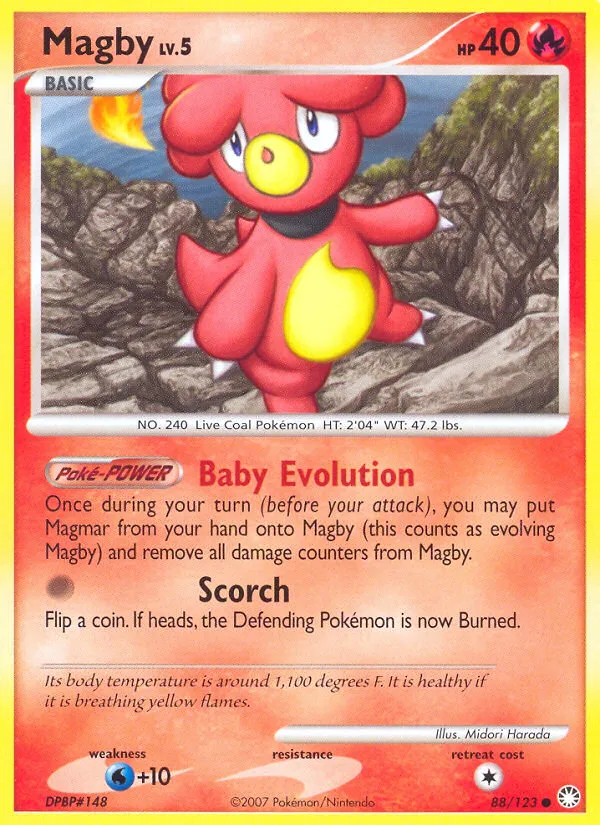 2007 Mysterious Treasures Magby Common #088/123 Common card image