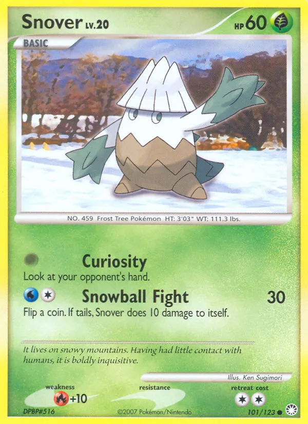 2007 Mysterious Treasures Snover Common #101/123 Common card image
