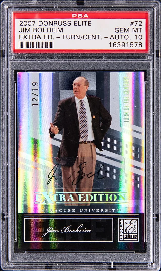 2007 Panini Donruss Jim Boeheim Elite Extra Edition-Turn Of The Century #72 card image