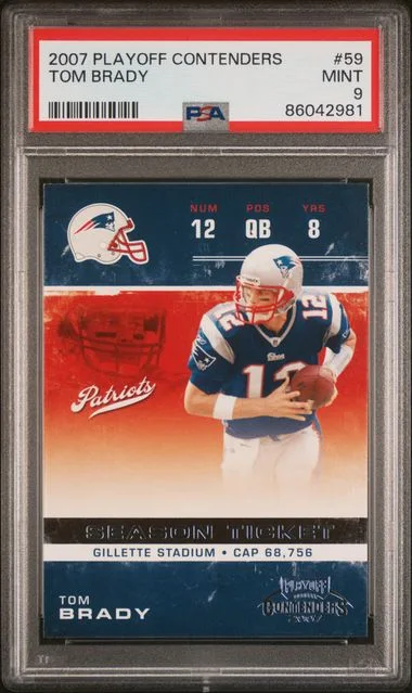 2007 Playoff Contenders Tom Brady #59 card image
