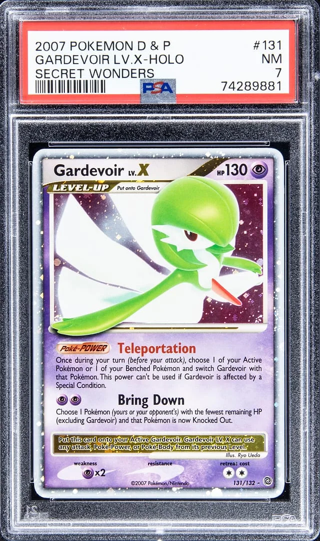 2007 Pokemon D & P Holofoil - Secret Wonders Gardevior LV. X #131 card image