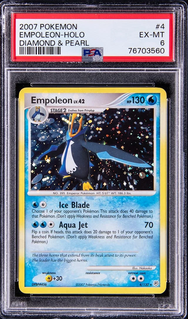2007 Pokemon Diamond & Pearl Holo Empoleon #4 card image