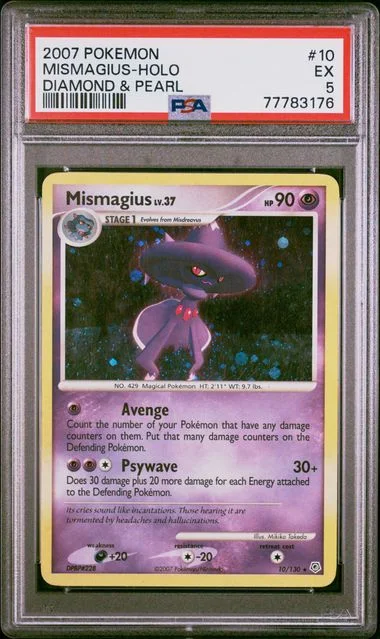 2007 Pokemon Diamond & Pearl Mismagius-Holo #10 card image
