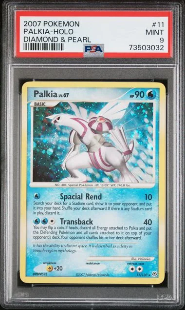 2007 Pokemon Diamond & Pearl Palkia - Holofoil #11 card image