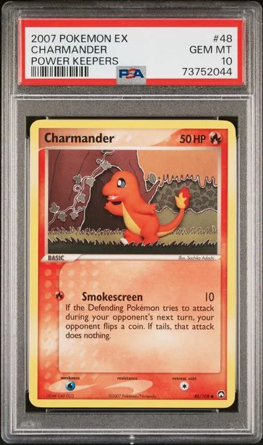 2007 Pokemon Ex Power Keepers Charmander #48 card image