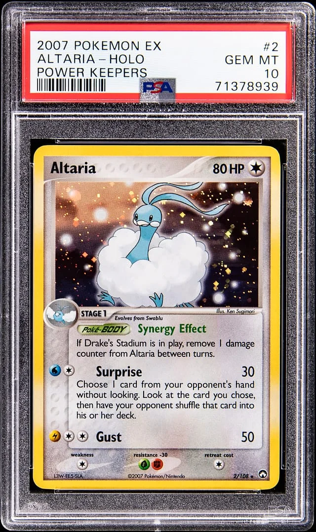 2007 Pokemon EX Power Keepers Holo Altaria #2 card image
