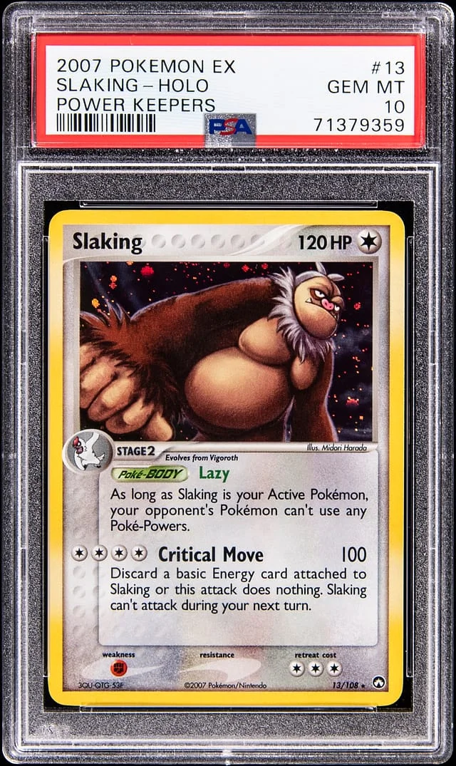 2007 Pokemon EX Power Keepers Holo Slaking #13 card image