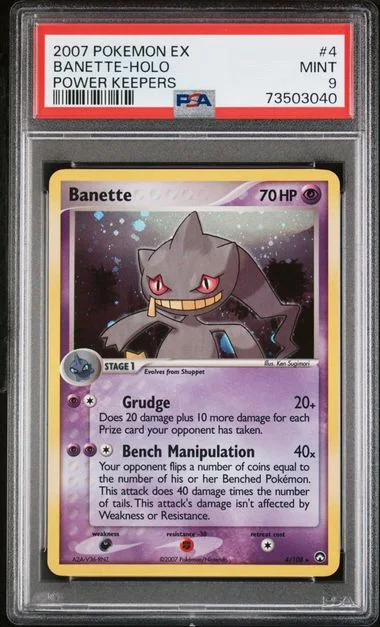 2007 Pokemon EX Power Keepers Rare Holofoil Banette #4 card image