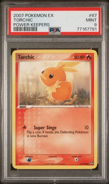 2007 Pokemon Ex Power Keepers Torchic #67 card image