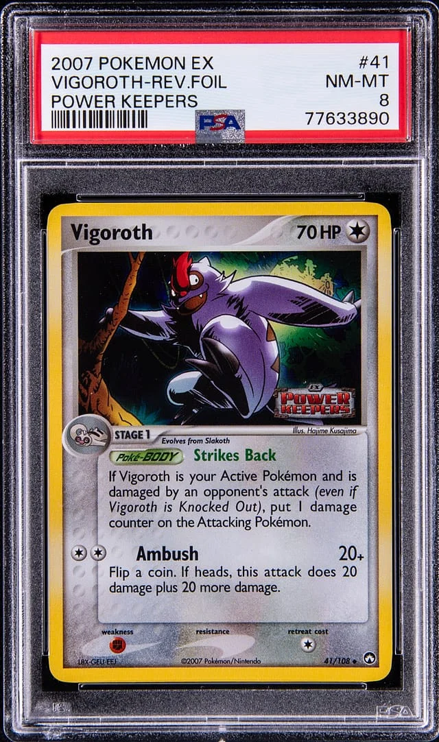 2007 Pokemon Ex Power Keepers Vigoroth-Reverse #41 card image