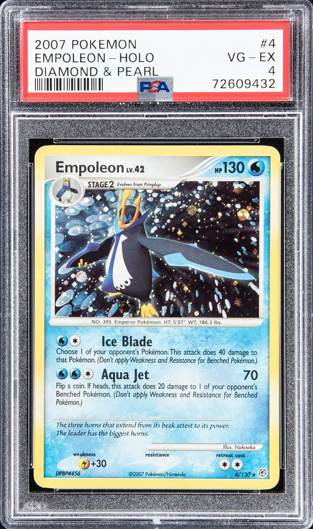 2007 Pokemon Holo - Diamond & Pearl Empoleon #4 card image