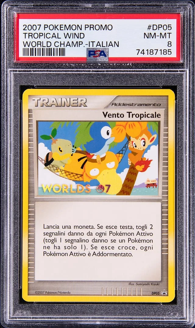 2007 Pokemon Italian Black Star Promos World Championships Tropical Wind #DP05 card image