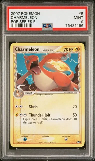 2007 Pokemon Pop Series 5 Charmeleon #5 card image