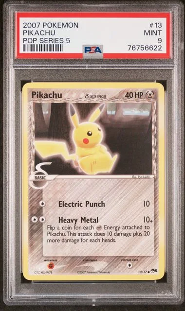 2007 Pokemon Pop Series 5 Pikachu #13 card image