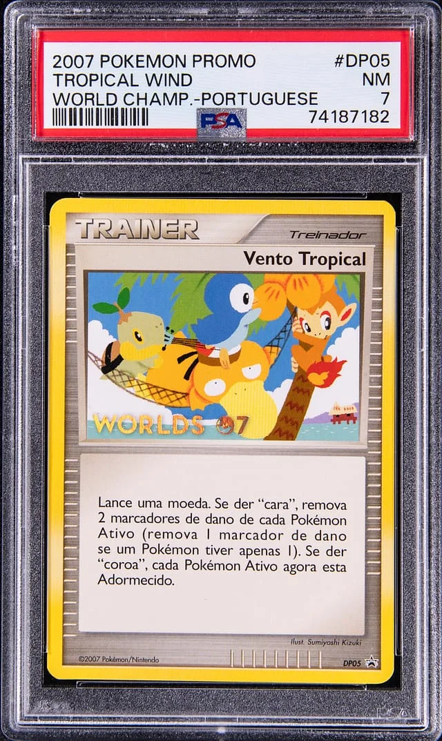2007 Pokemon Portuguese Black Star Promos World Championships Tropical Wind #DP05 card image