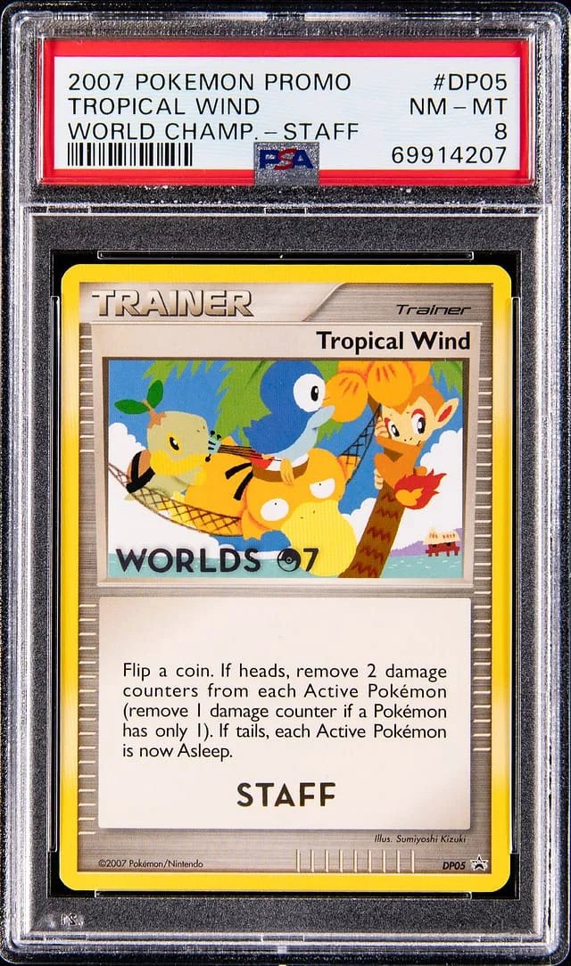 2007 Pokemon Promo World Championship Staff Tropical Wind #DP05 card image