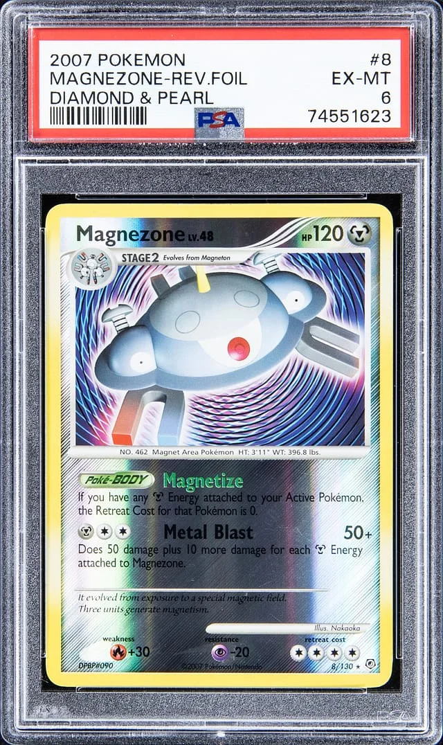 2007 Pokemon Reverse Foil - Diamond & Pearl Magnezone #8 card image