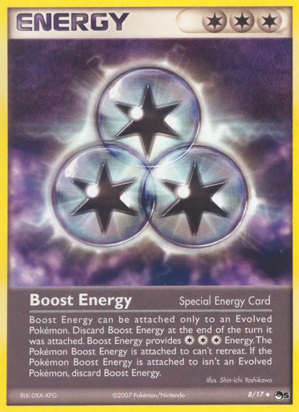 2007 POP Series 5 Boost Energy Uncommon #08/17 Uncommon card image