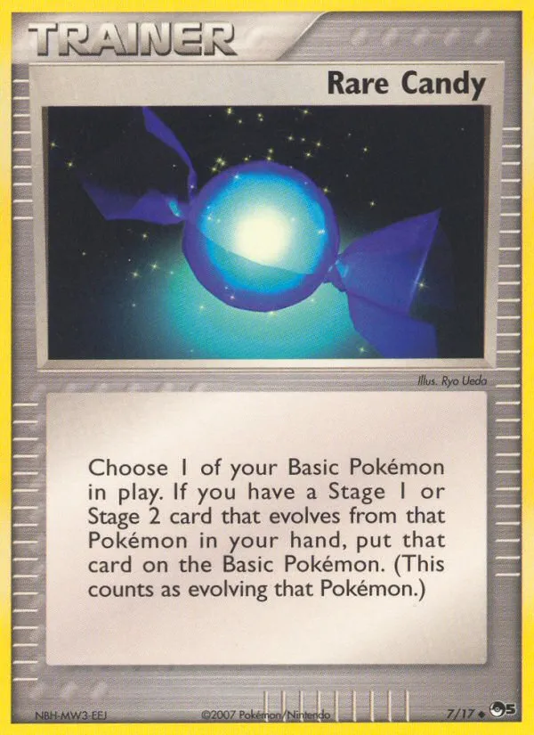 2007 POP Series 5 Rare Candy Uncommon #07/17 Uncommon card image