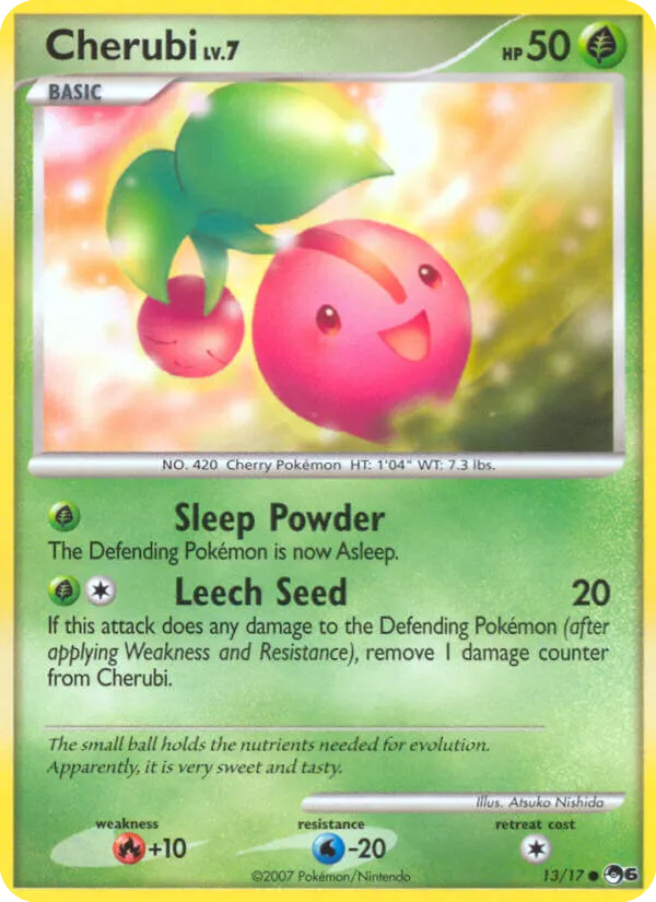 2007 POP Series 6 Cherubi Common #13/17 Common card image
