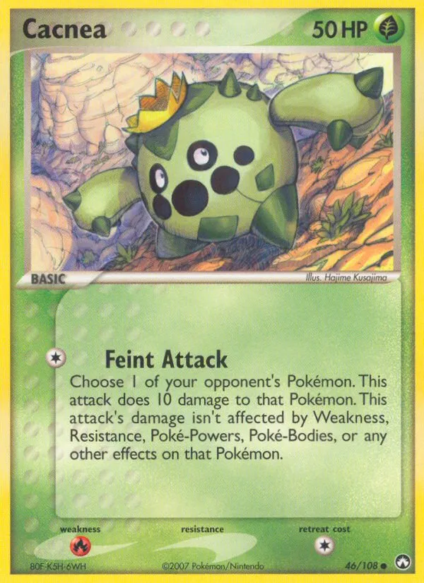 2007 Power Keepers Cacnea Common #046/108 Common card image