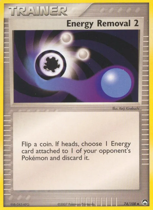 2007 Power Keepers Energy Removal 2 Uncommon #074/108 Uncommon card image