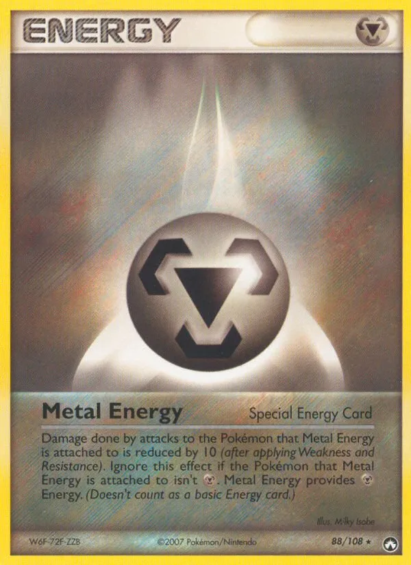 2007 Power Keepers Metal Energy Rare #088/108 Rare card image