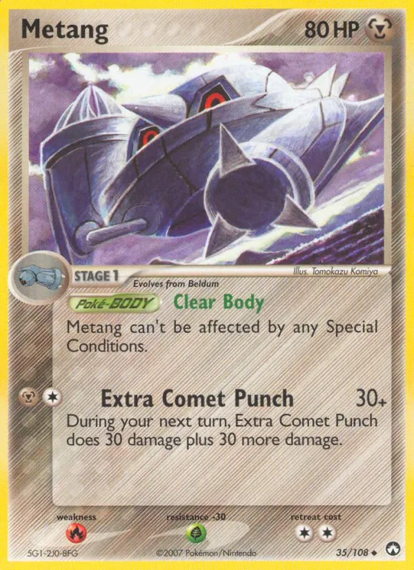 2007 Power Keepers Metang Uncommon #035/108 Uncommon card image